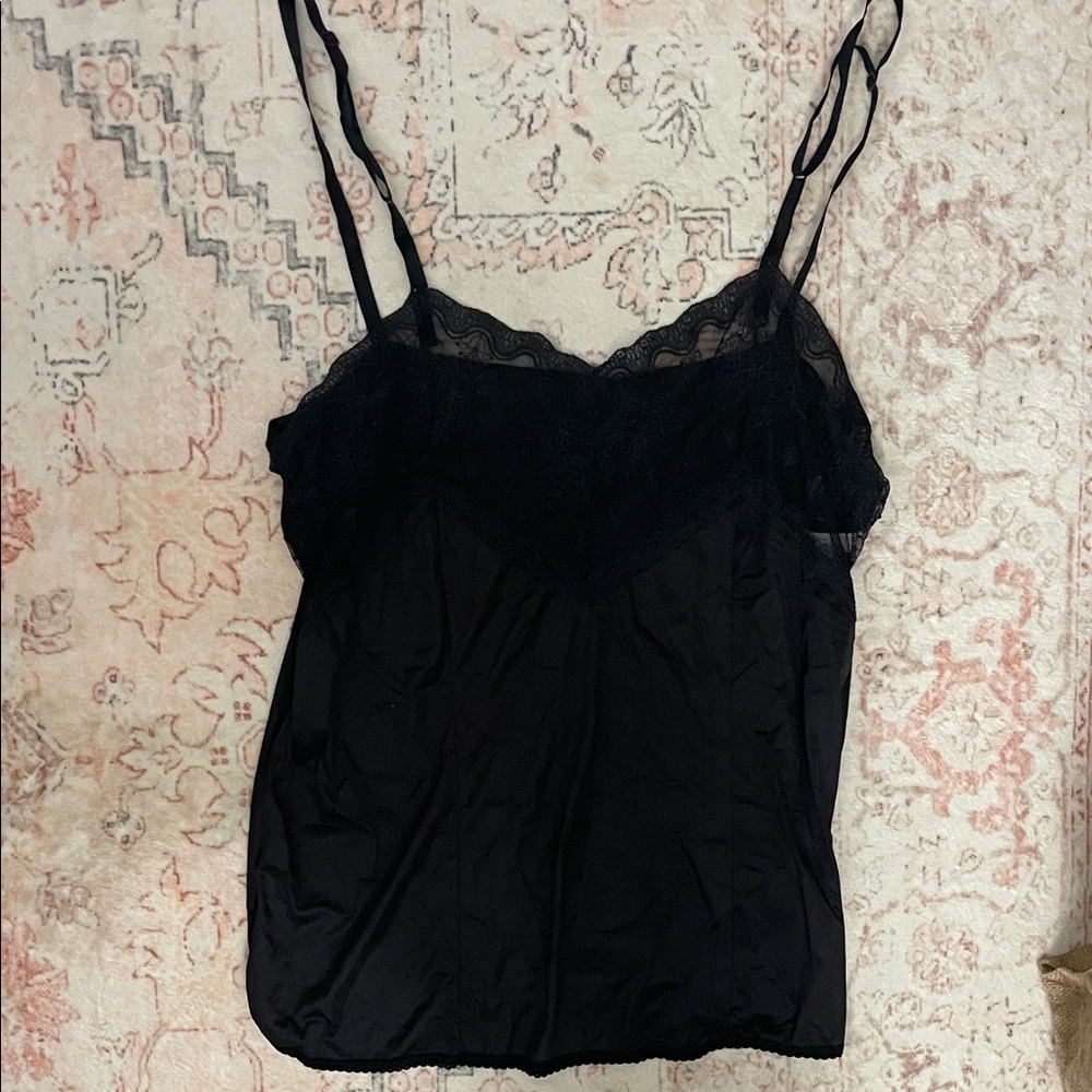 Elegant Black Lace Camisole